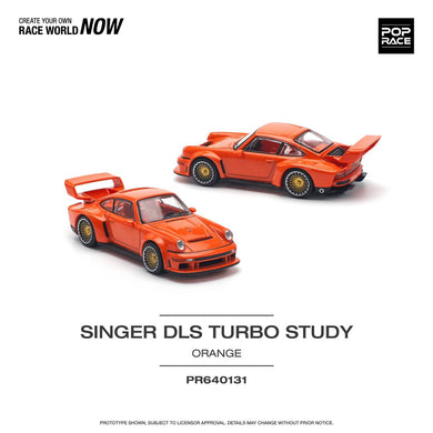 (Pre order) POPRACE 1/64 SINGER DLS TURBO (TRACK) ORANGE