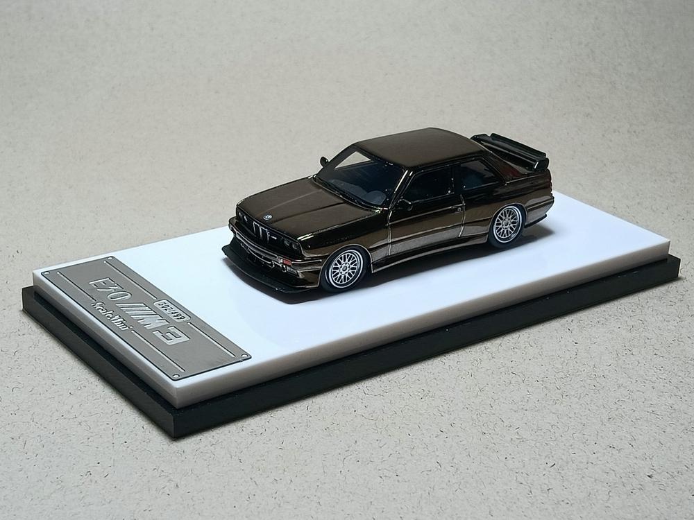希少 Scalemini BMW M3 E30 ブラック 1/64 399台限定 Scalemini 1:64 BMW M3 (E30) Black Chrome – DiecastTalk
