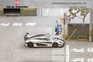 Focal Horizon 1:64 Koenigsegg RS White with opening engine bay