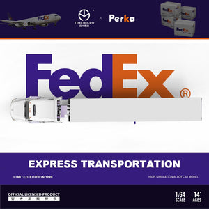 TimeMicro & Perka 1:64 FREIGHTLINER Cargo Semi Truck