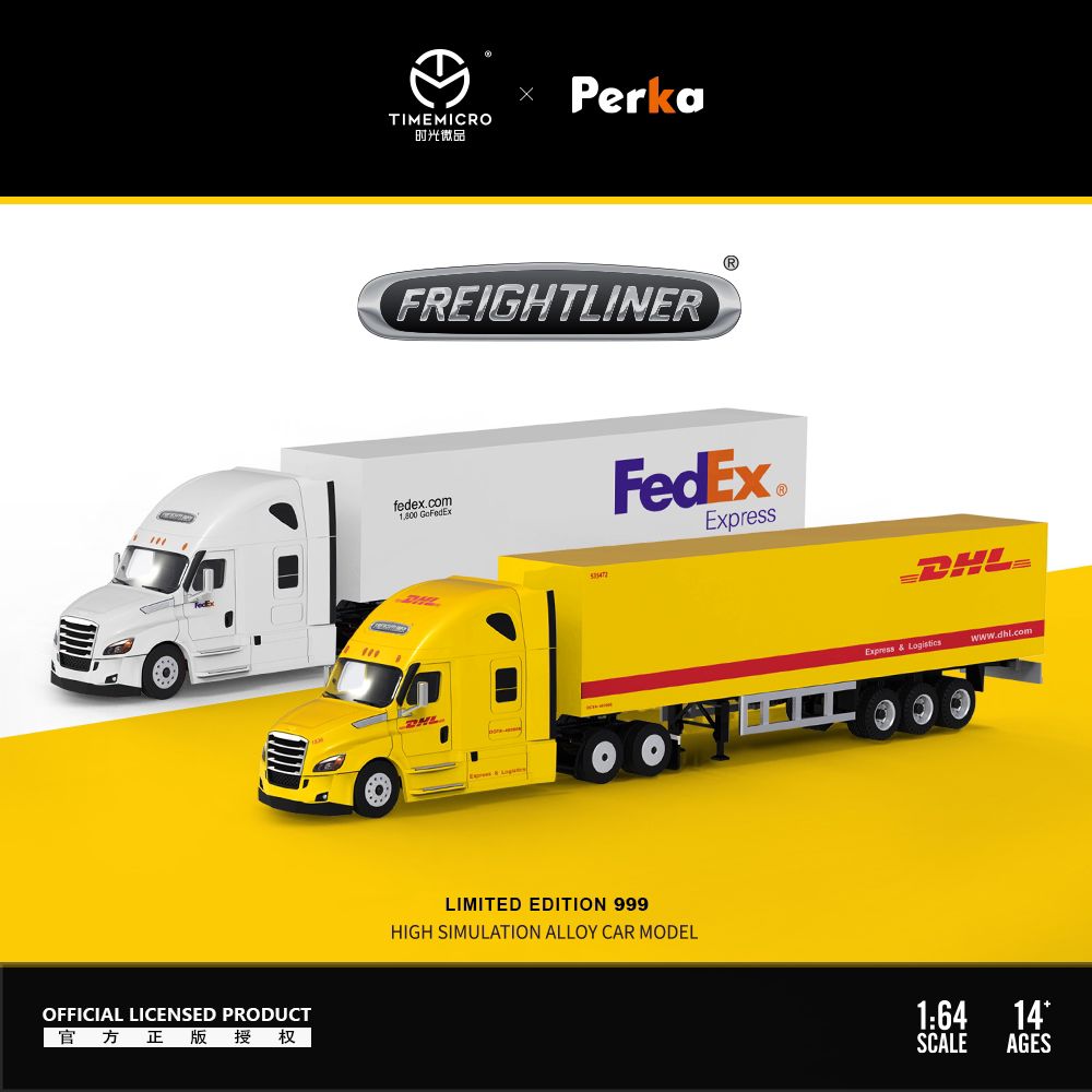 ミニカー TimeMicro & Perka 1/64 Benz Actros DHL ミニカー TimeMicro & Perka 1/64 Benz Actros DHL TimeMicro+