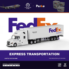 Load image into Gallery viewer, TimeMicro &amp; Perka 1:64 FREIGHTLINER Cargo Semi Truck