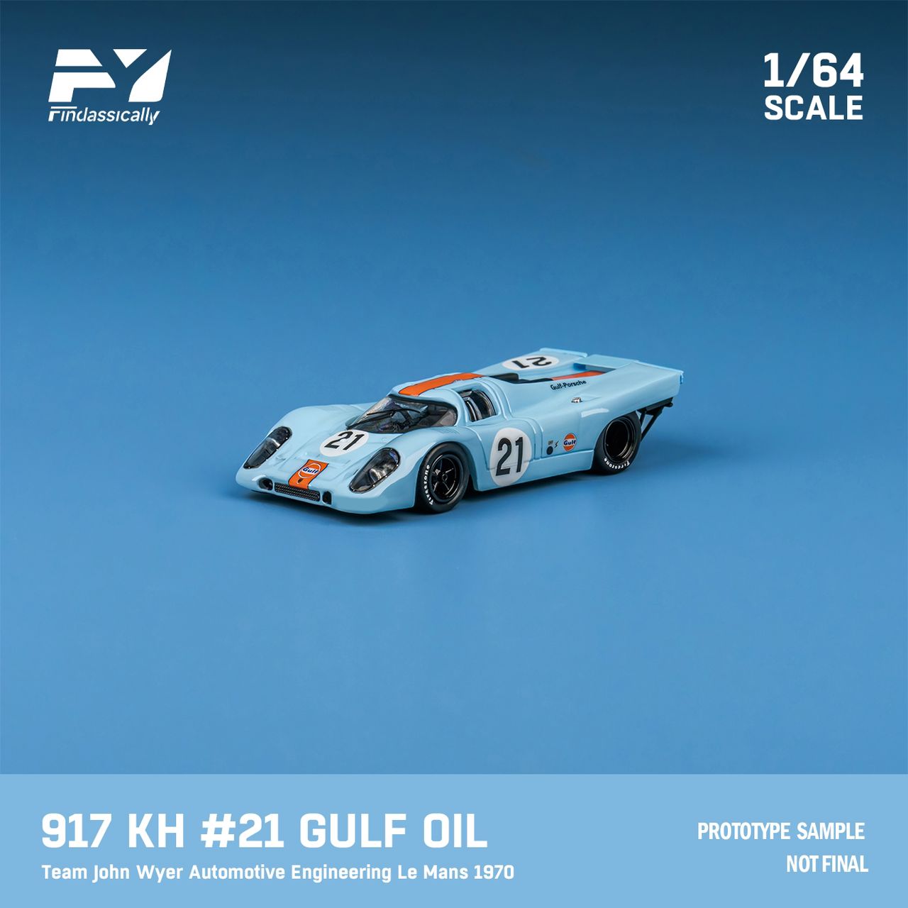 (Preorder) Findclassically 1/64 Porsche 917KH Gulf LeMans