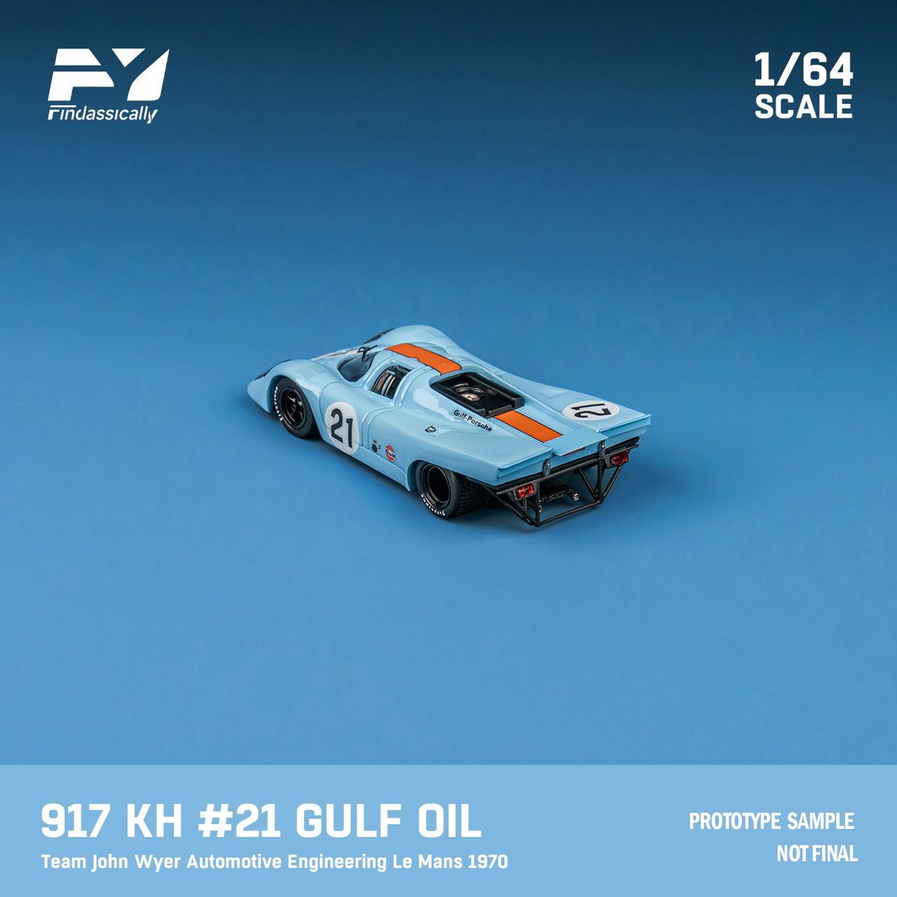 Preorder) Findclassically 1/64 Porsche 917KH Gulf LeMans – DiecastTalk