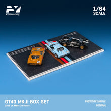 Load image into Gallery viewer, (Preorder) Findclassically 1/64 Ford GT40 Mk.2 1966 LeMans 3 Cars Winners set Limited to 200 sets