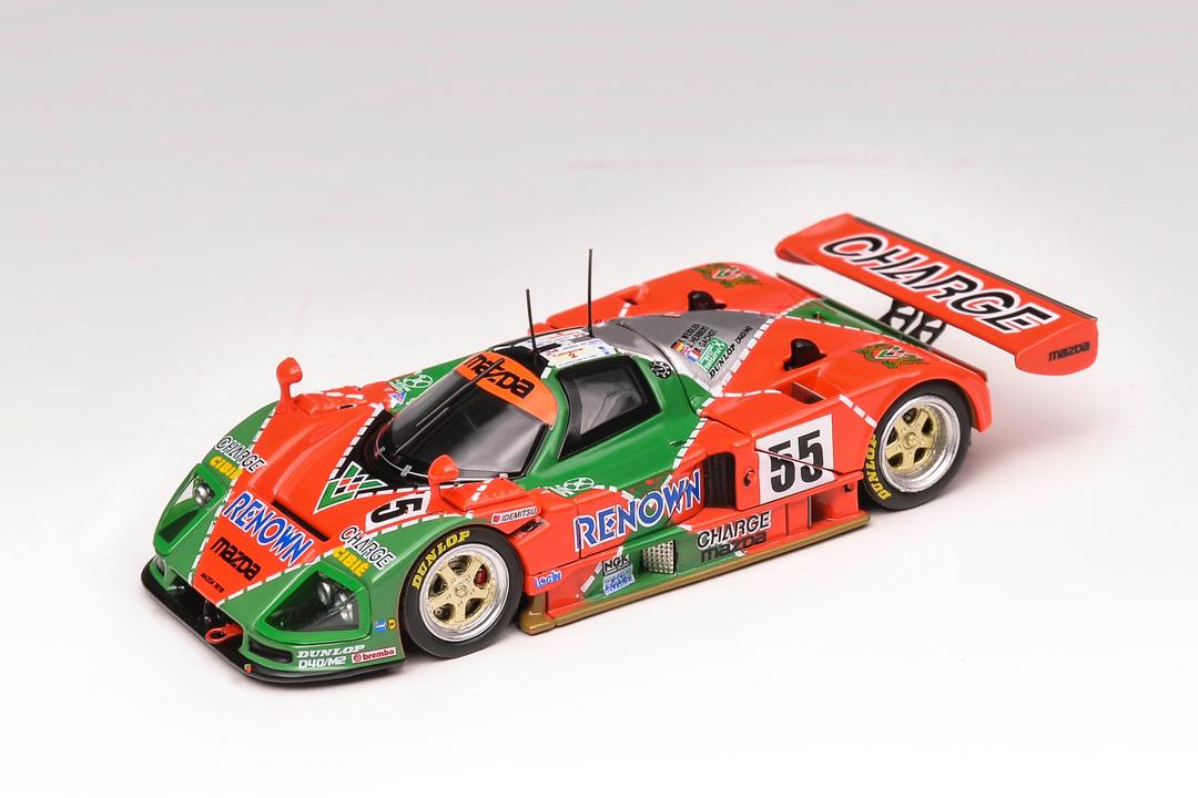 MOTORHELIX 1/64 Mazda 787B RENOWN #55 Winner Car