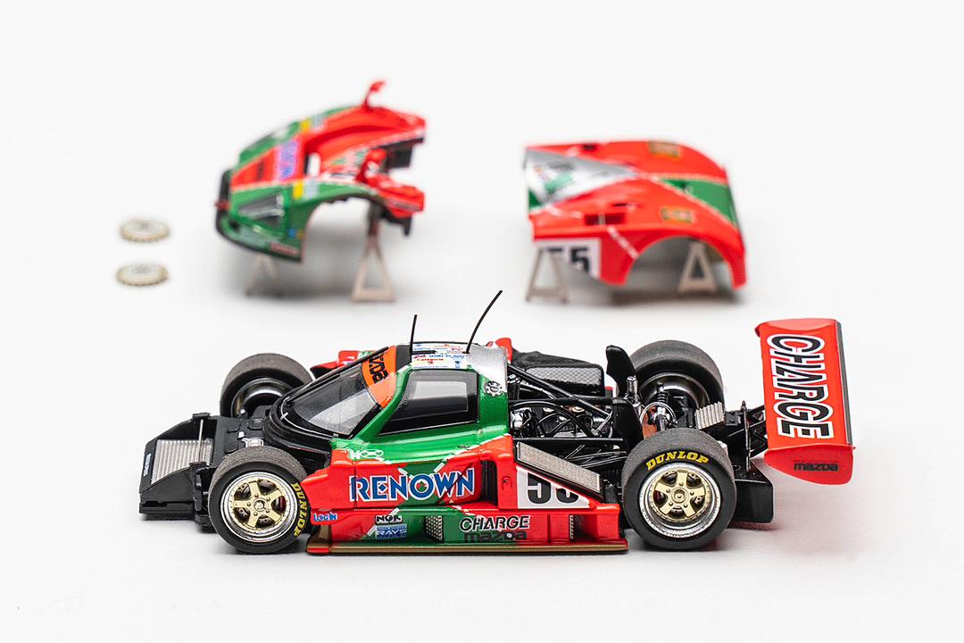 MOTORHELIX 1/64 Mazda 787B RENOWN #55 Winner Car – DiecastTalk