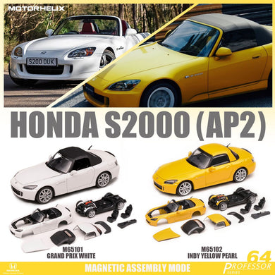 (Pre order) MOTORHELIX 1/64 Honda S2000 (AP2) magnetic assembly car