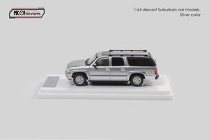 MK Miniatures 1:64 Chevrolet Suburban 2003 Silver