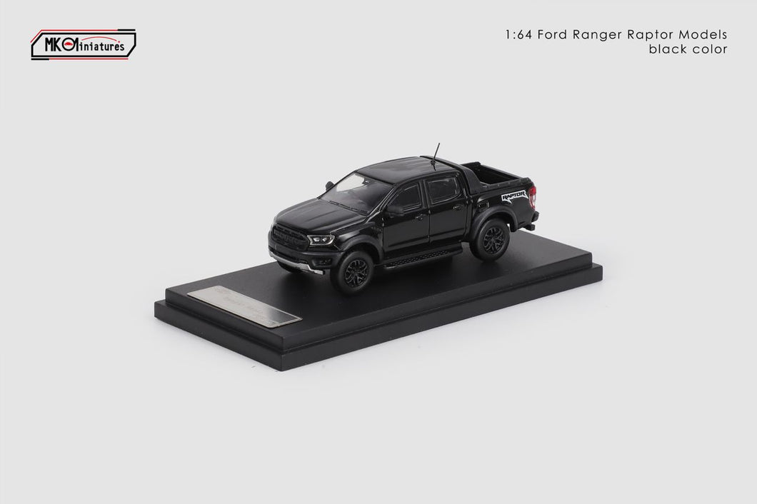 MK Miniatures 1/64 Ford Ranger Raptor Diecast Black