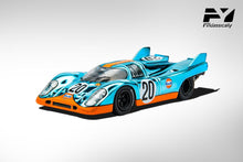 Load image into Gallery viewer, Finclassically 1:64 Porsche 917K Gulf Spectraflame Chrome