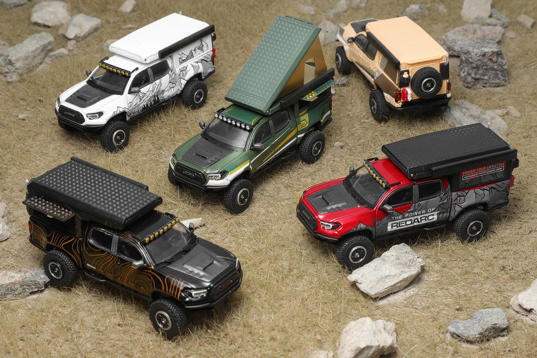 GCD 5th アニバーサリー トヨタ・タコマ　キャンパー (チェイスカー) GCD DiecastTalk 5th Anniversary Exclusive 1/64 Toyota Tacoma