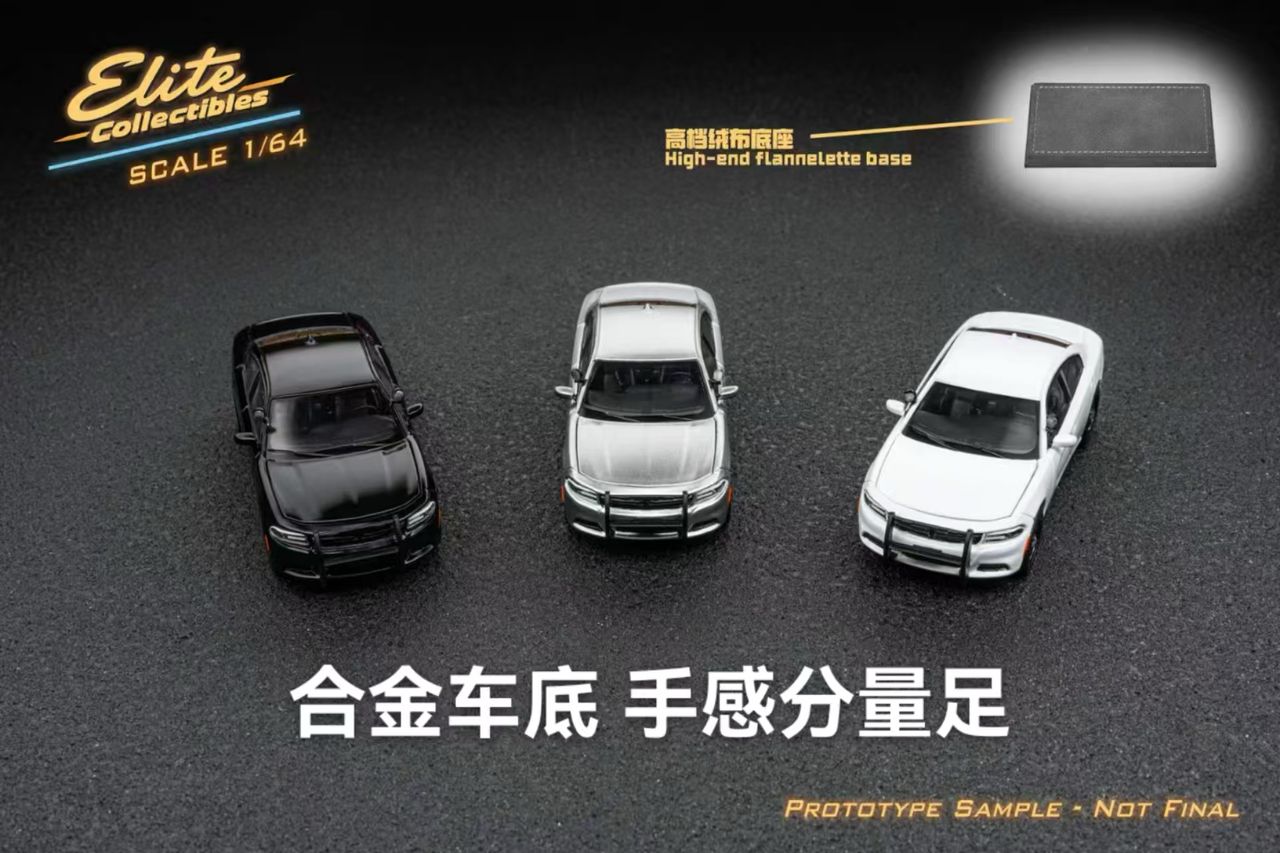 Elite Collectibles 1/64 Dodge Warhorse Unmarked Police Interceptor