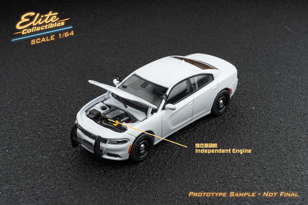 Elite Collectibles 1/64 Dodge Warhorse Unmarked Police Interceptor