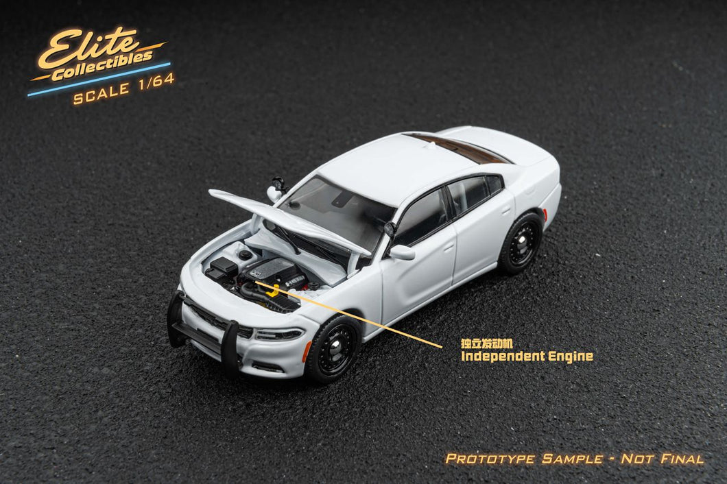 (Pre Order) Elite Collectibles 1/64 Dodge Warhorse Unmarked Police Interceptor