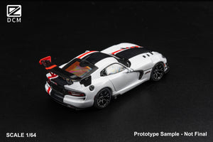(Preorder) DCM 1/64 Dodge Viper ACR with Opening hood
