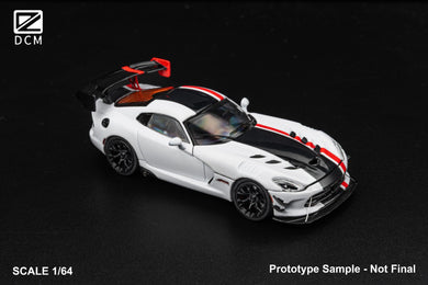 (Preorder) DCM 1/64 Dodge Viper ACR with Opening hood