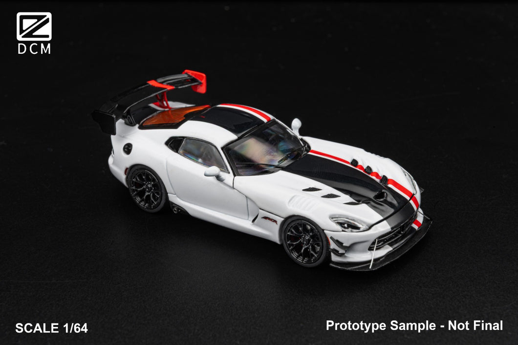 (Preorder) DCM 1/64 Dodge Viper ACR with Opening hood
