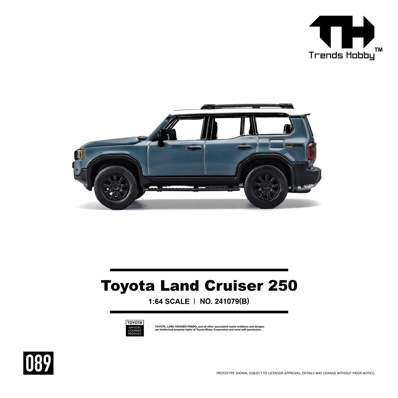 Trends Hobby 1/64 Toyota Land Cruiser Heritage Blue