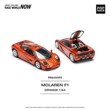 Load image into Gallery viewer, (Pre order) POPRACE 1/64 McLAREN F1 ORANGE