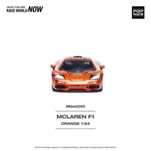 Load image into Gallery viewer, (Pre order) POPRACE 1/64 McLAREN F1 ORANGE