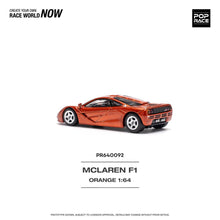 Load image into Gallery viewer, (Pre order) POPRACE 1/64 McLAREN F1 ORANGE