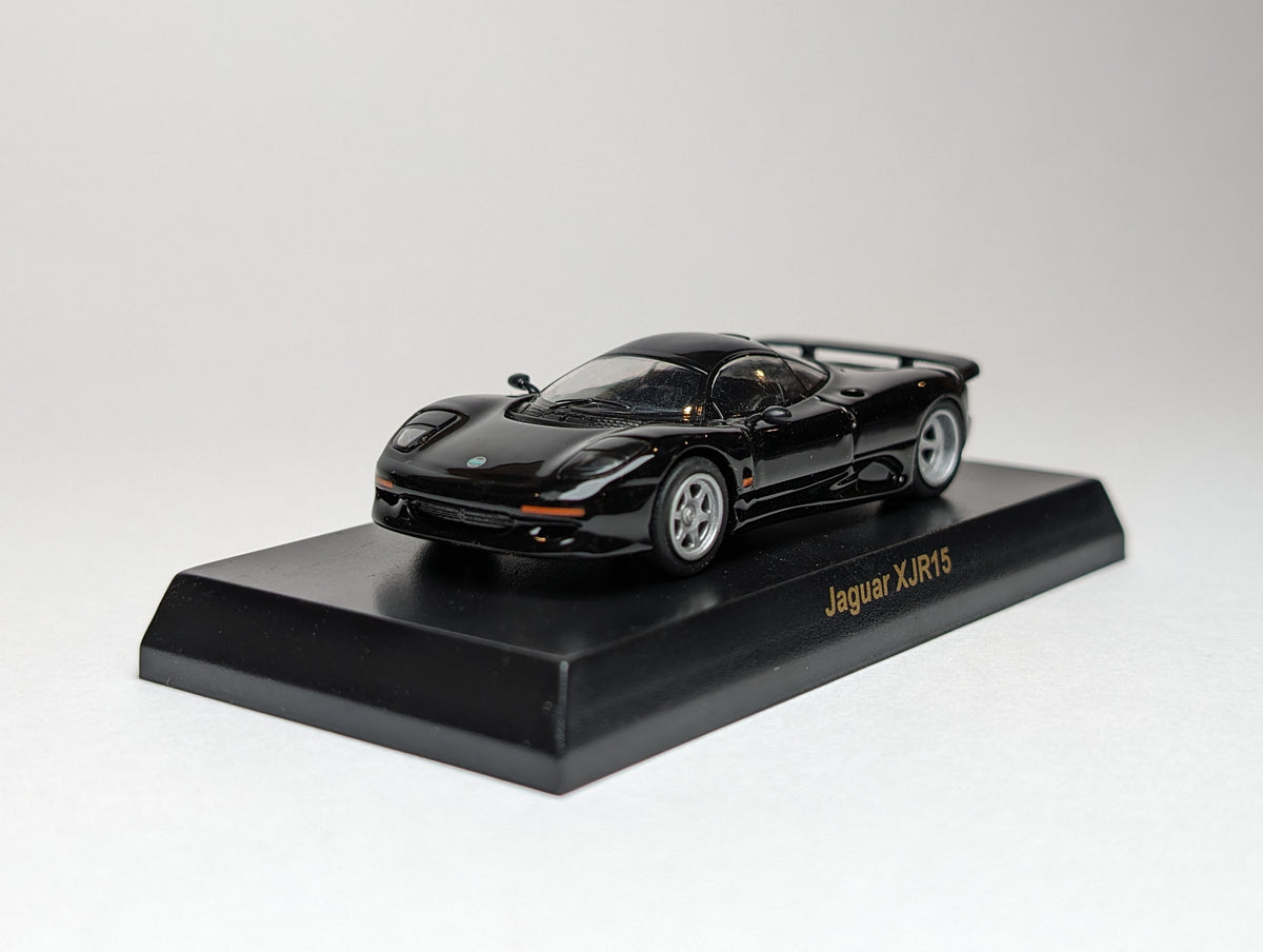 KYOSHO 1/64 British Car Miniature Car Collection Jaguar XJR15 (Black)