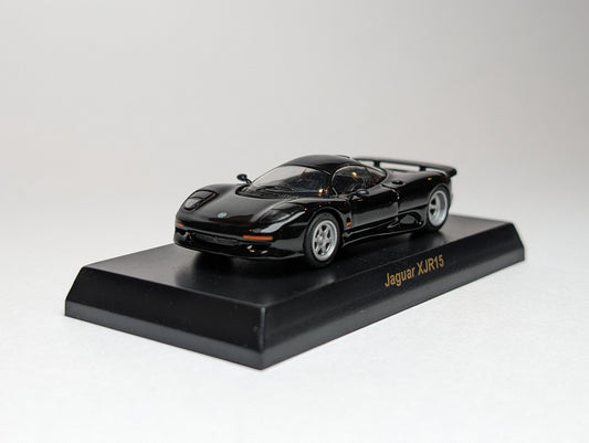 KYOSHO 1/64 British Car Miniature Car Collection Jaguar XJR15 (Black)