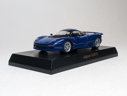 KYOSHO 1/64 British Car Miniature Car Collection Jaguar XJR15 (Blue)