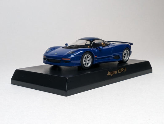 KYOSHO 1/64 British Car Miniature Car Collection Jaguar XJR15 (Blue)