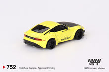 Load image into Gallery viewer, (Preorder) Mini GT 1:64 Nissan Z Pandem – Ikazuchi Yellow – MiJo Exclusives