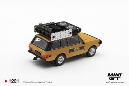 Mini GT 1:64 Range Rover 1981 Camel Trophy Sumatra K.Stoppa & A.Valldorf