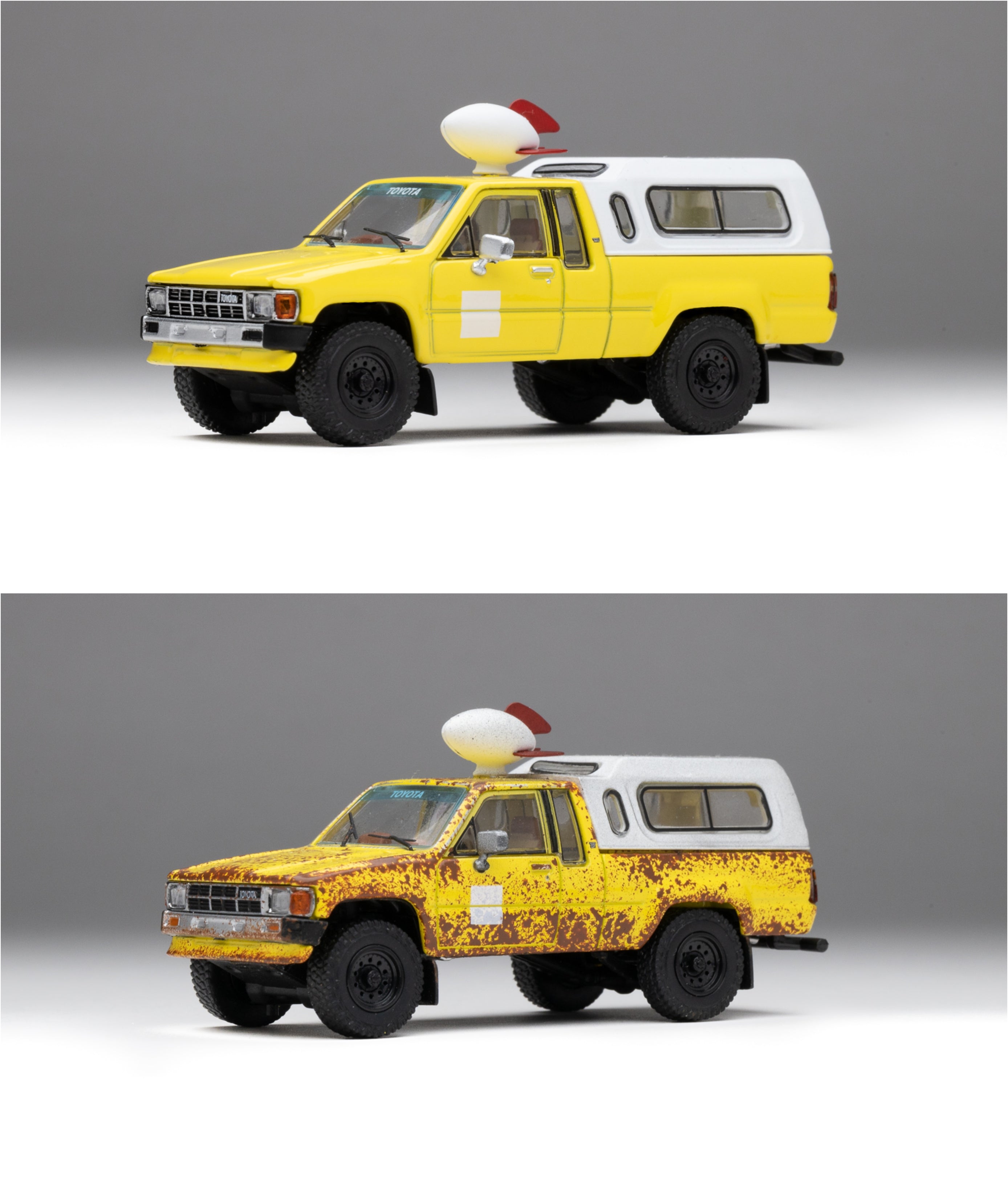 ミニカー GCD 1/64 Hilux SR5 4x4 GCD DiecastTalk Exclusive 1/64 Toyota Hilux SR5 Delivery Truck