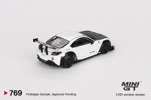 (Preorder) Mini GT 1:64 Toyota GR86 LB★Nation – White- MiJo Exclusives