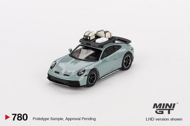 Mini GT 1:64 Porsche 911 Dakar – Shade Green Metallic – Mijo Exclusives