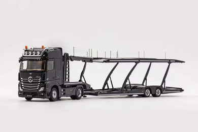 GCD 1/64 Mercedes Benz Actros with Trailer Black