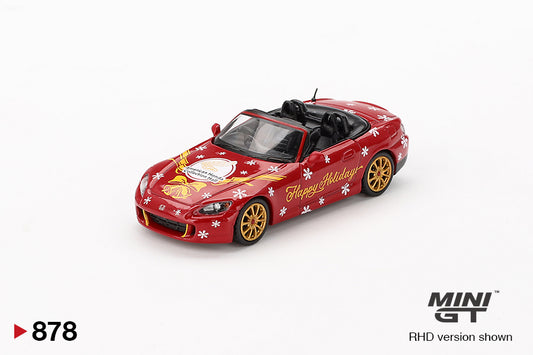 MINI GT 1:64 Honda S2000 (AP2) American Honda Collection Hall 2024 Holiday Limited Edition