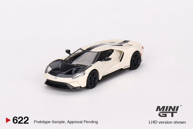 (Preorder) Mini GT 1:64 1964 Ford GT Prototype Heritage Edition White – MiJo Exclusives