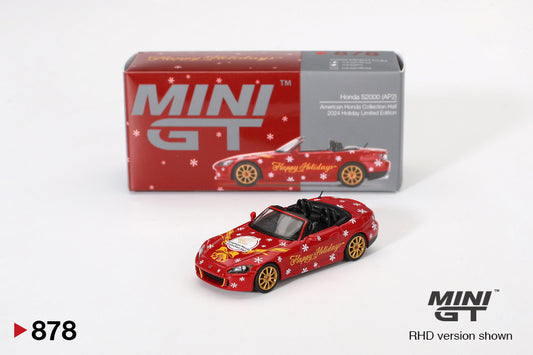 MINI GT 1:64 Honda S2000 (AP2) American Honda Collection Hall 2024 Holiday Limited Edition