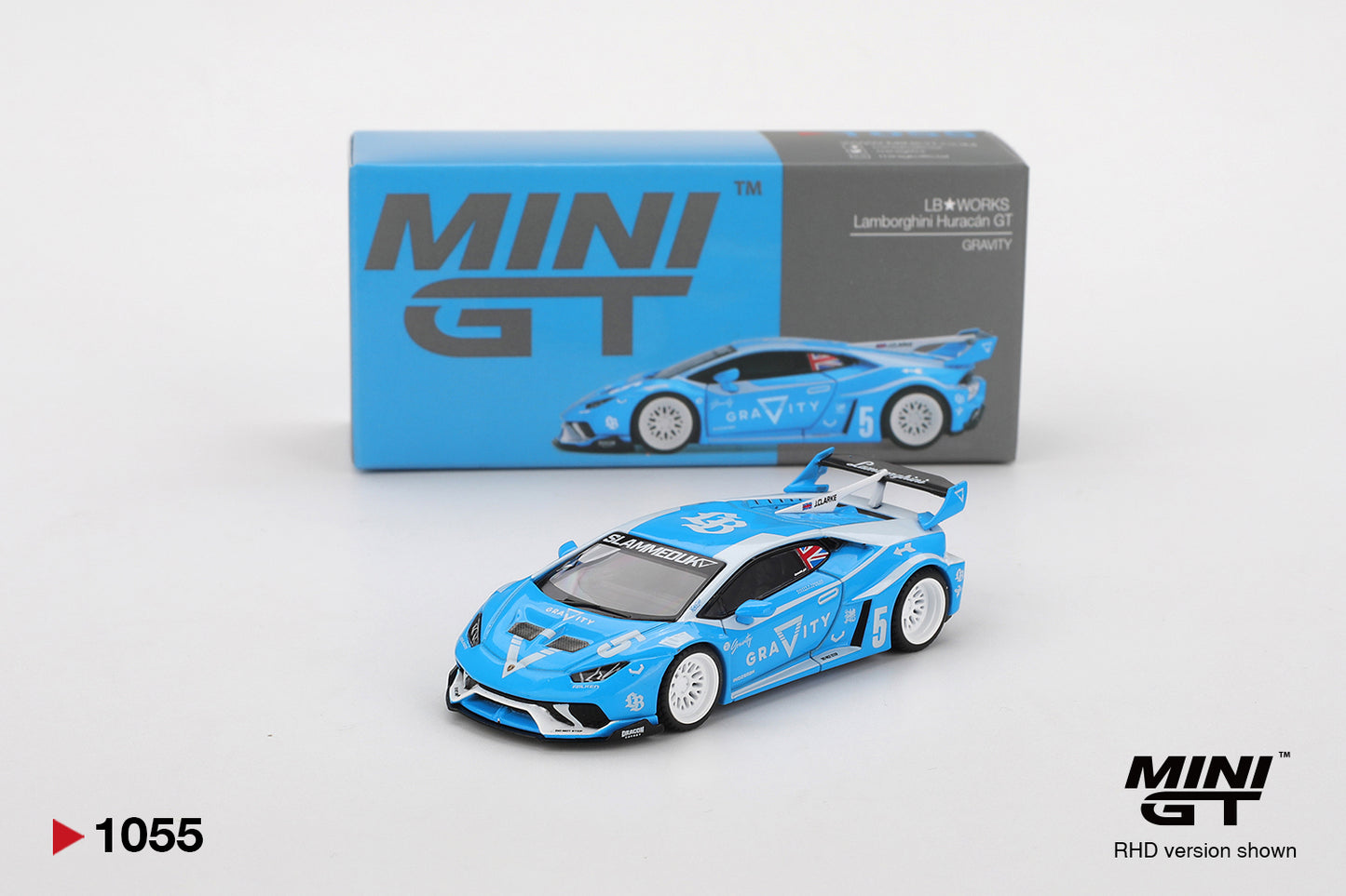 Mini GT 1/64 LB★WORKS Lamborghini Huracán GT GRAVITY
