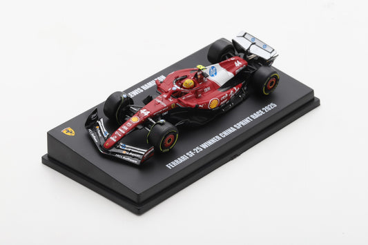 Looksmart 1:64 Scuderia Ferrari SF-25 Winner China Sprint Race 2025
