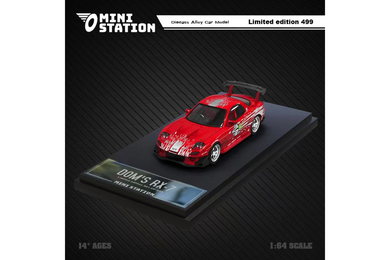 Mini Station 1/64 Mazda RX-7 (FD3S) Dom's Fast and Furious