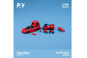 Finclassically 1/64 Honda "NSXTRA" with Trailer By Chris Cut