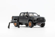 Load image into Gallery viewer, GCD US Exclusive 1/64 Toyota Tacoma TRD PRO Black with Roll Bar+ Spotlights Ltd 500pcs
