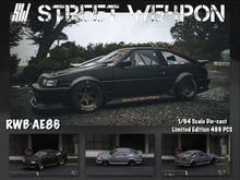 Load image into Gallery viewer, (Pre Order) Street Weapon 1/64 Toyota AE86 wide body