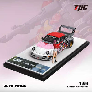 TPC 1/64 Porsche RWB 964 Akiba Diecast