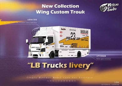 Microturbo 1/64 Hino LBWK wing custom truck