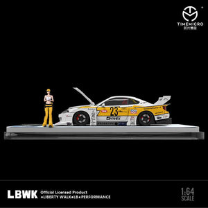 Time Micro 1:64 LBWK Nissan S15 Silvia Silhouette  with open hood