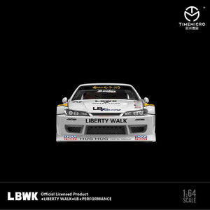 (Pre order) Time Micro 1:64 LBWK Nissan S15 Silvia Silhouette  with open hood