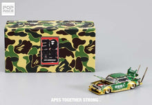 Load image into Gallery viewer, POPRACE 1/64 BAPE® Nissan Skyline C210 with acrylic display case 